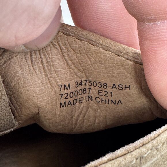 Frye Boots Womens Size 7M Suede Pointed Toe Zip Western Ankle Stacked Heel Shoes - Picture 9 of 9